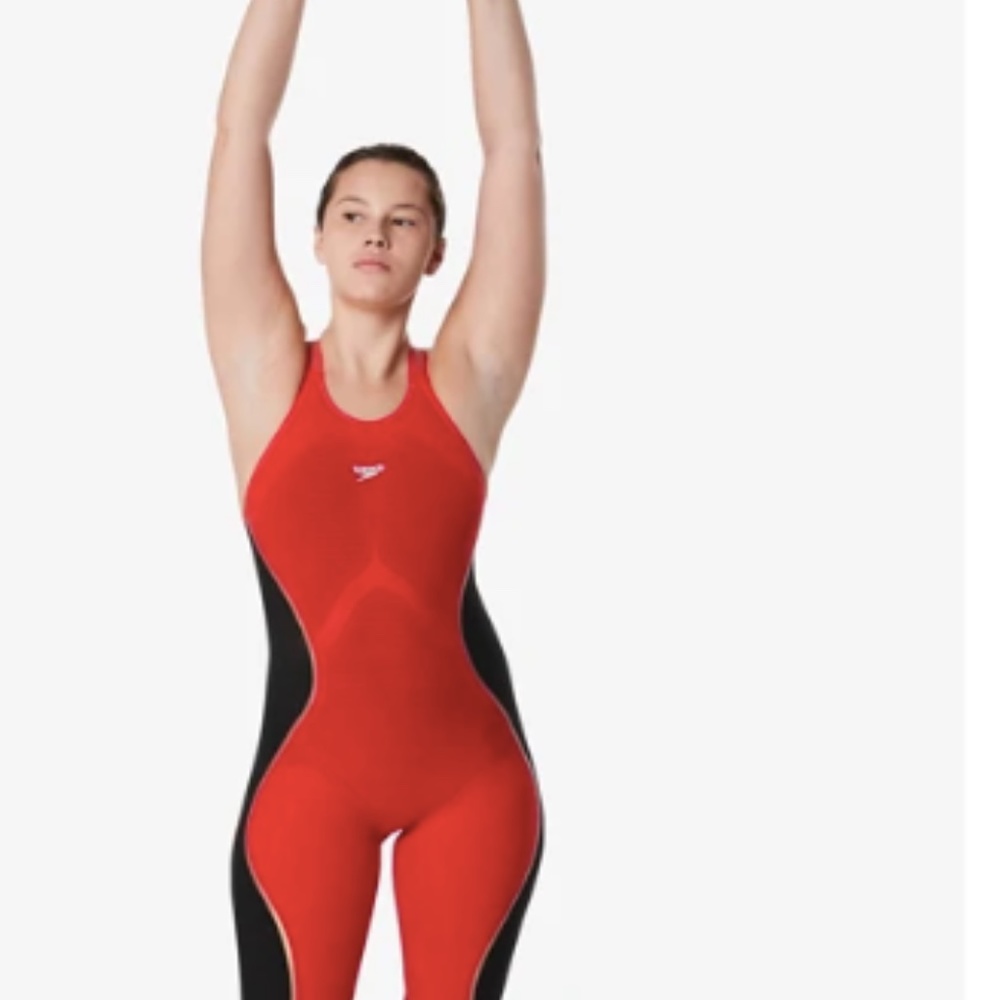 NWT Speedo Women's Fastskin LZR Pure Intent OpenBack Kneeskin 87724000819 Sz 28